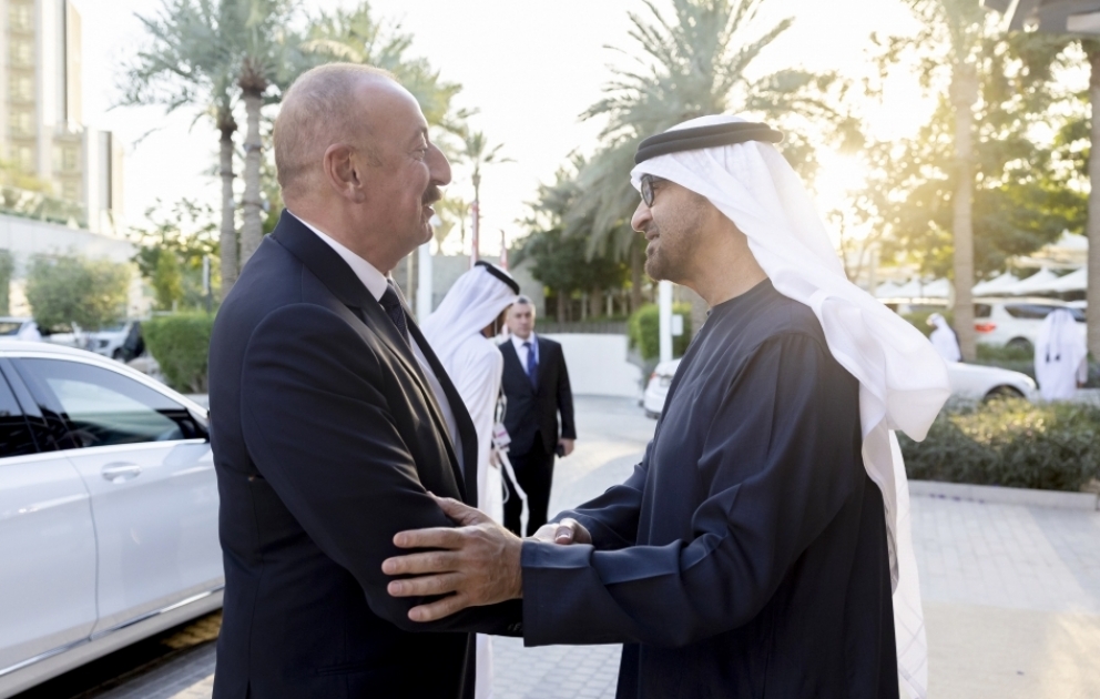 Prezident İlham Əliyev Dubayda Birləşmiş Ərəb Əmirliklərinin Prezidenti Şeyx Məhəmməd bin Zayed Əl Nəhyan ilə görüşüb YENİLƏNİB -3 VİDEO