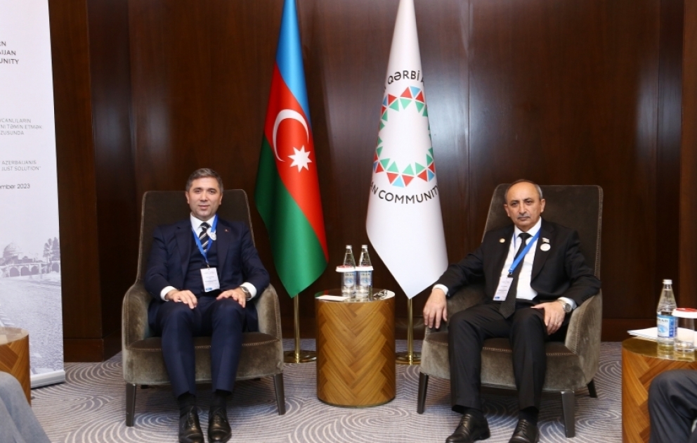 Qərbi Azərbaycan İcmasının sədri AK Parti Sədrinin müavini ilə görüşüb VİDEO