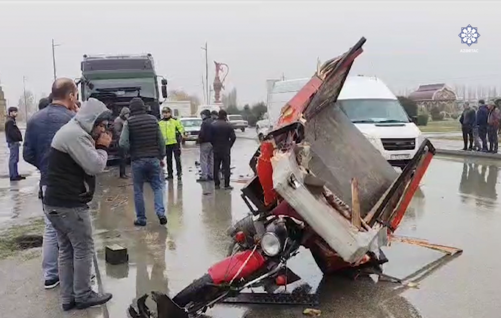 Xaçmazda qəzada ölən motosiklet sürücüsünün kimliyi müəyyənləşib VİDEO
