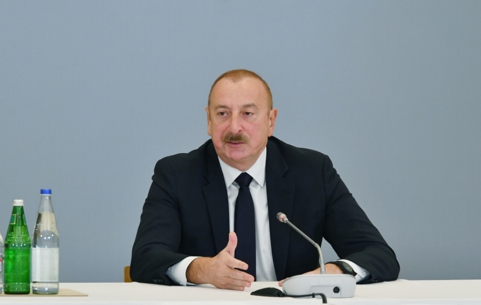 Azərbaycan Prezidenti: Fransa və Hindistan Ermənistanı silahlandırmaqla, necə deyərlər, tonqala yanacaq tökürlər VİDEO