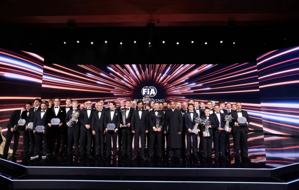 Baku hosts glittering ceremony to honor FIA champions for 2023 season VIDEO