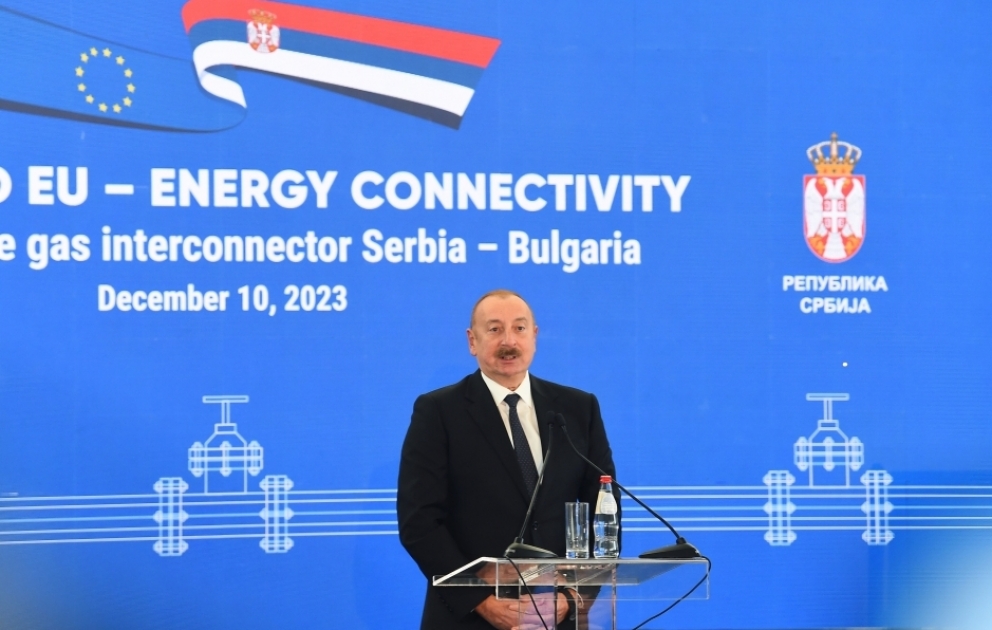 В городе Ниш состоялась церемония открытия газового интерконнектора Сербия-Болгария  В церемонии принял участие Президент Ильхам Алиев ОБНОВЛЕНО-6 ВИДЕО