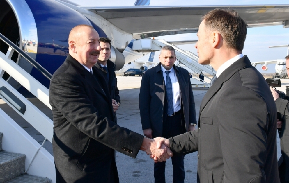 Le président azerbaïdjanais entame une visite de travail en Serbie VIDEO