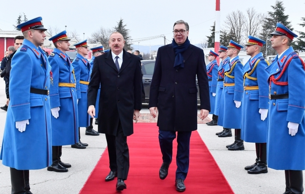President of Azerbaijan Ilham Aliyev concluded his visit to Serbia VIDEO