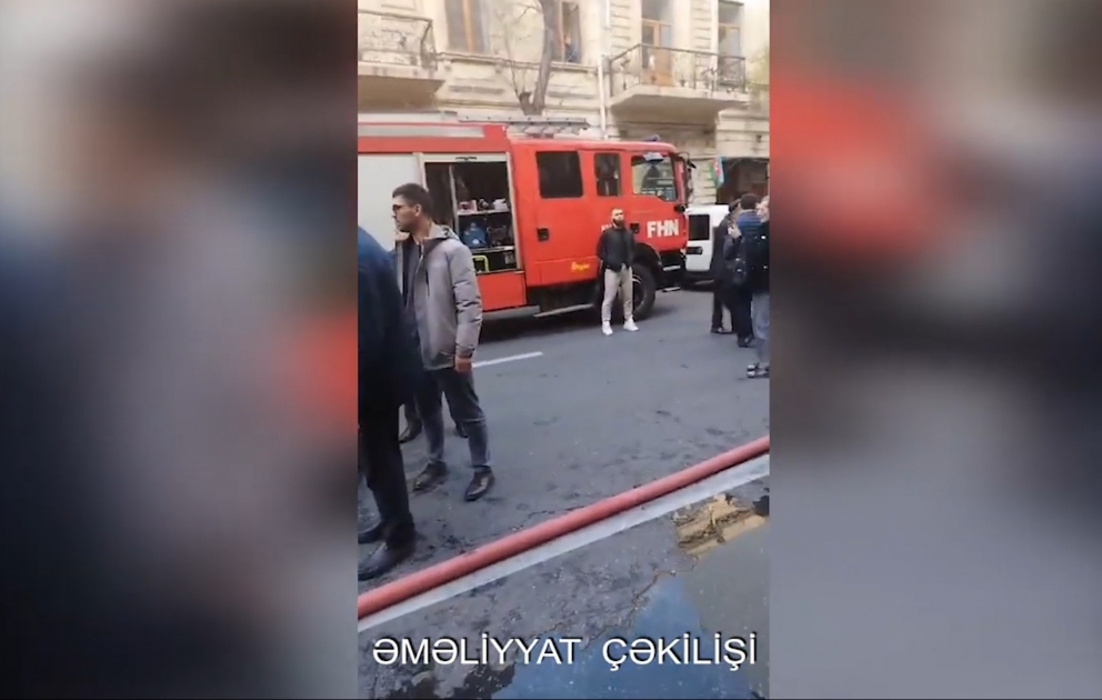 FHN: Səbail rayonunda ictimai iaşə obyektində yanğın baş verib VİDEO