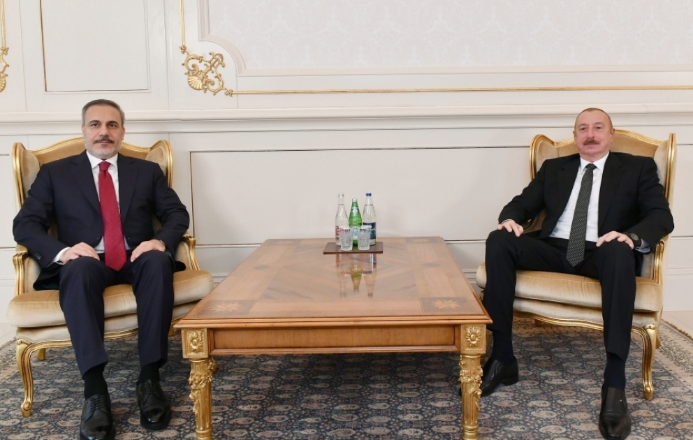 President of Azerbaijan Ilham Aliyev received Foreign Minister of Türkiye VIDEO