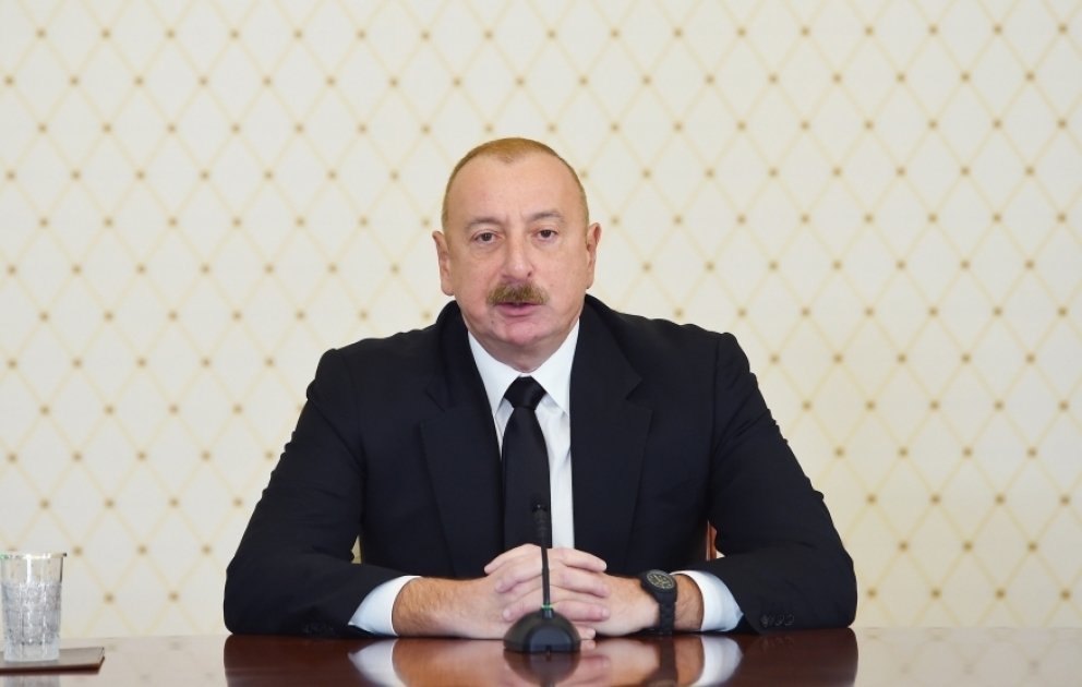 Prezident İlham Əliyev: Apardığımız siyasət nəticəsində dünya miqyasında çox güclü mövqelərə sahib olmuşuq VİDEO