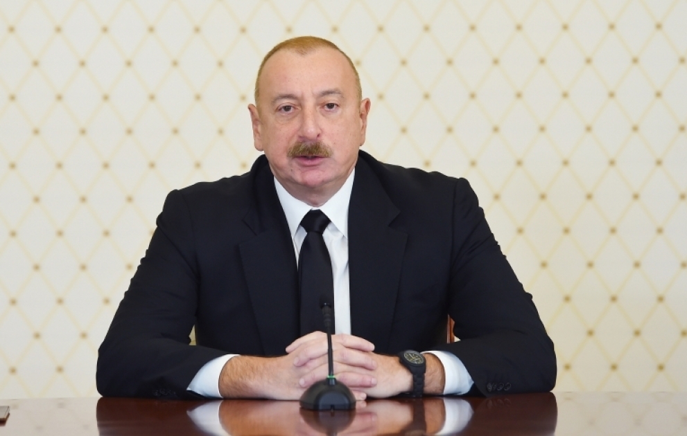 Prezident: Fransada bəzi siyasi liderlər ermənilərdən daha çox erməni olmağa çalışırlar VİDEO