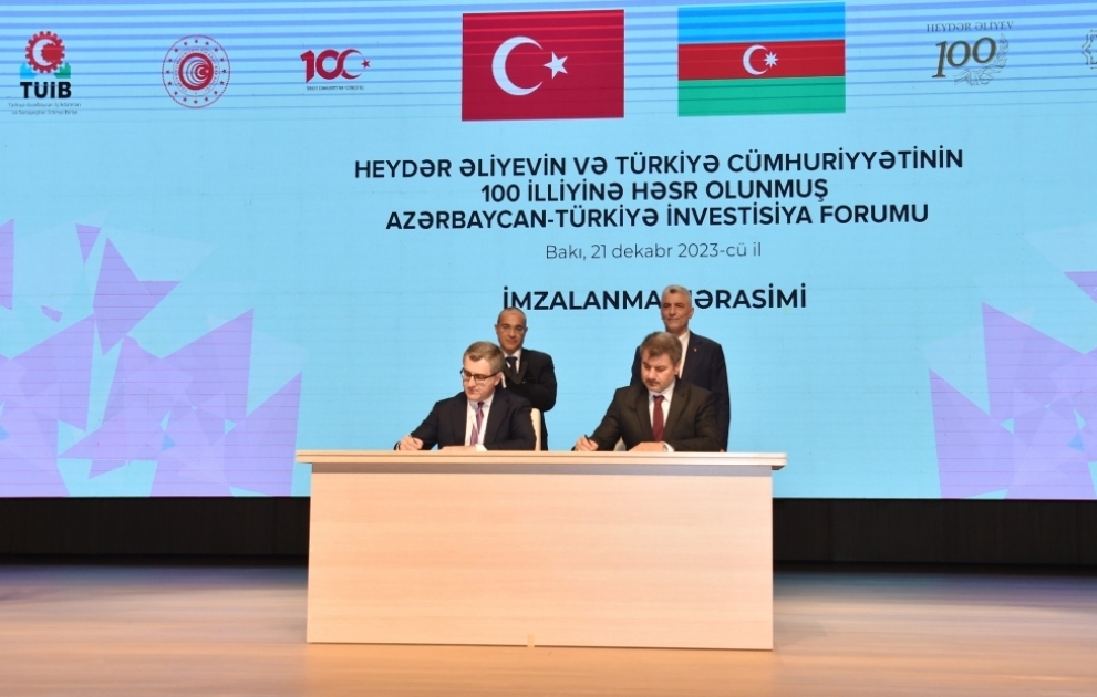 Azərbaycan ilə Türkiyə arasında bir sıra sənəd imzalanıb - YENİLƏNİB VİDEO