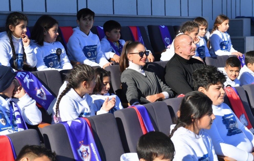 Tarixi gün: Xankəndidə “Qarabağ”-MOİK oyunu  Prezident İlham Əliyev Xankəndi stadionunda çıxış edib YENİLƏNİB-5 VİDEO