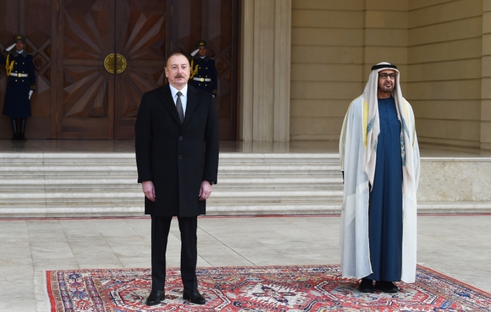 Cérémonie d’accueil officiel du président des Emirats arabes unis VIDEO