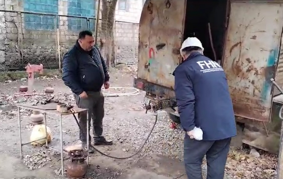 Qazaxda pozuntulara görə maye qazdoldurma məntəqəsinin fəaliyyəti dayandırılıb VİDEO