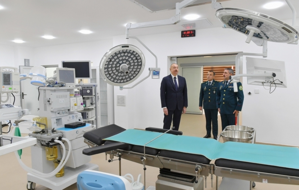 Prezident İlham Əliyev Bakıda Dövlət Sərhəd Xidmətinin yeni hərbi hospital kompleksinin açılışında iştirak edib –  YENİLƏNİB VİDEO