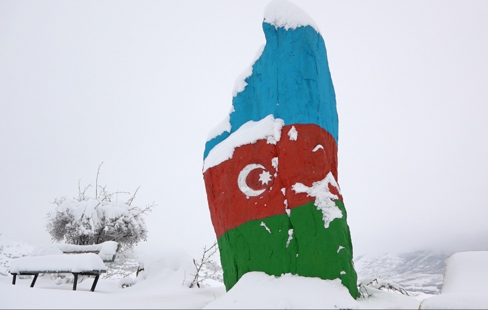 So schön sieht Hadrut im Schnee aus FOTOREPORTAGE VIDEO