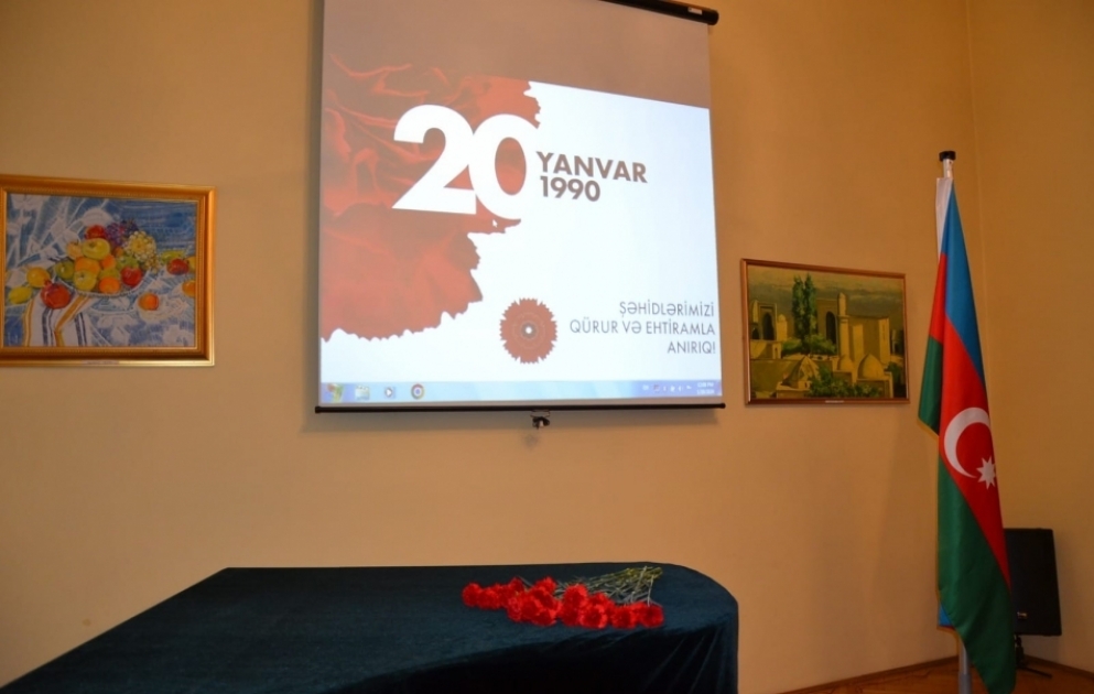 Budapeştdə 20 Yanvar faciəsinə həsr edilmiş tamaşa nümayiş olunub VİDEO