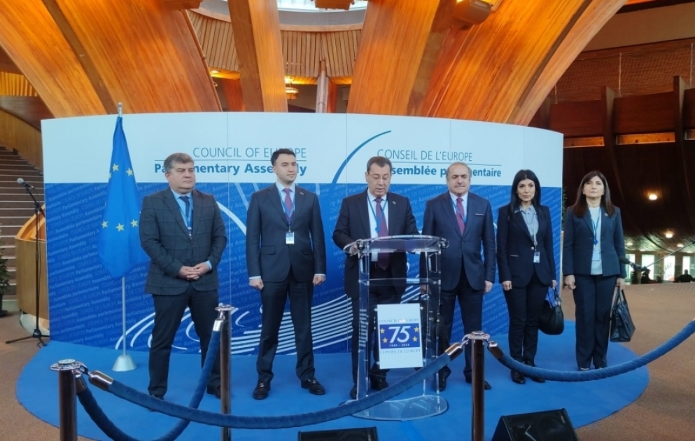 Statement by parliamentary delegation of Azerbaijan to PACE VIDEO