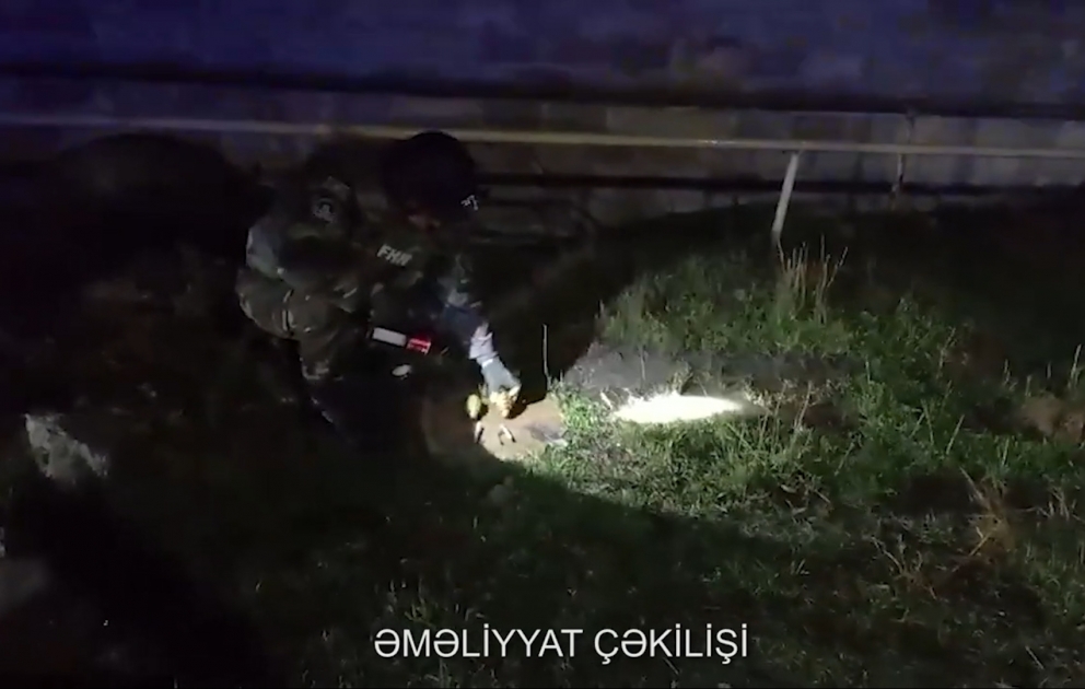 Abşeronda hərbi sursat aşkarlanıb VİDEO