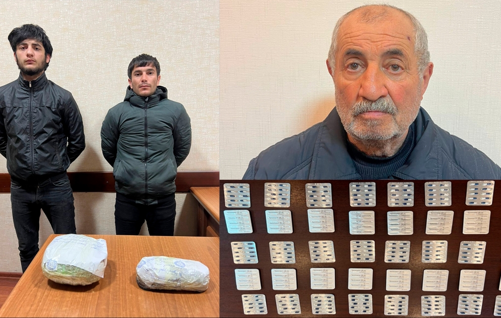Narkokuryerliklə məşğul olan şəxslərdə 3 kiloqram heroin aşkarlanıb VİDEO