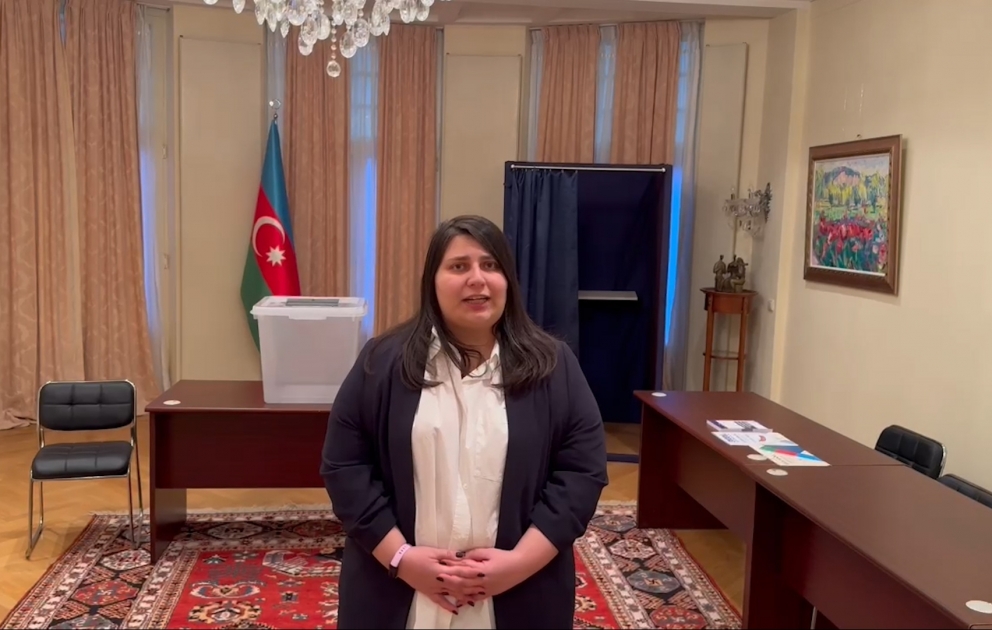 Haaqada yaradılmış 52 saylı seçki məntəqəsində hazırlıq işləri başa çatdırılıb VİDEO