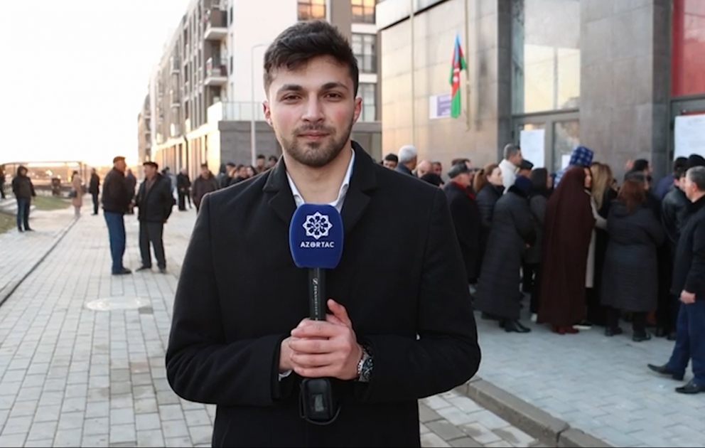 İşğaldan azad olunan Füzulidə məskunlaşan sakinlər 3 məntəqədə səs verirlər VİDEO