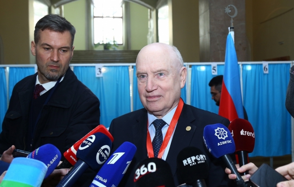 Сергей Лебедев: Надеемся, что не только наблюдатели из стран СНГ, но и другие дадут объективную оценку выборов в Азербайджане ВИДЕО