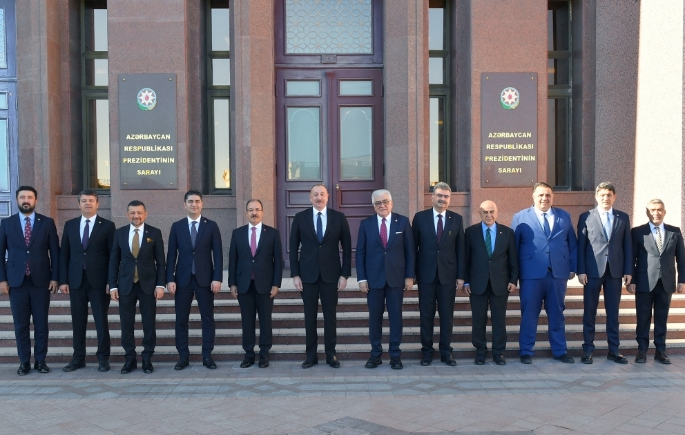 President Ilham Aliyev received delegation consisting of members of Grand National Assembly of Türkiye VIDEO