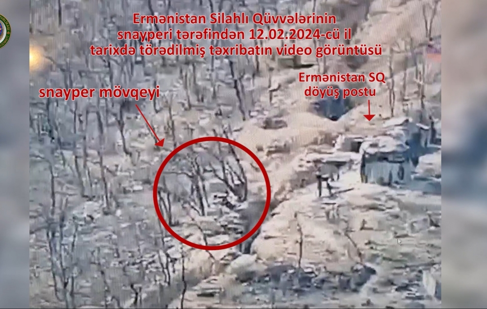 Gunfire erupted from positions of Armenian Armed Forces in direction of Zangilan district, one serviceman was injured VIDEO