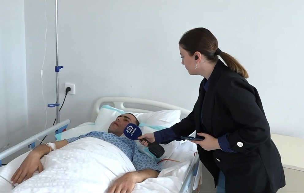 Получивший ранение в результате армянской провокации азербайджанский военнослужащий рассказал о случившемся ВИДЕО