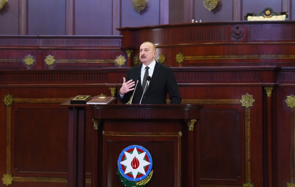 Prezident İlham Əliyevdən Ermənistanın havadarlarına mesaj: Gedin öz işinizlə məşğul olun VİDEO