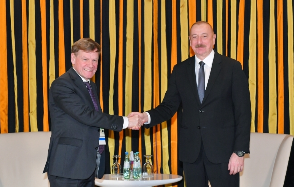 Munich : le président azerbaïdjanais s’entretient avec le président du Groupe parlementaire Allemagne-Caucase du Sud VIDEO