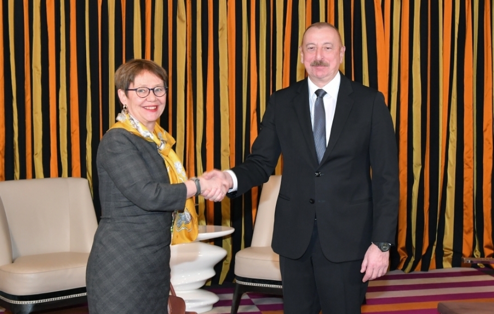 President of Azerbaijan Ilham Aliyev met with President of European Bank for Reconstruction and Development in Munich VIDEO