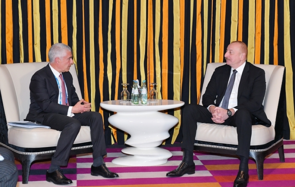 Präsident Ilham Aliyev trifft Ko-Direktor von Leonardo in München  AKTUALISIERT  VIDEO