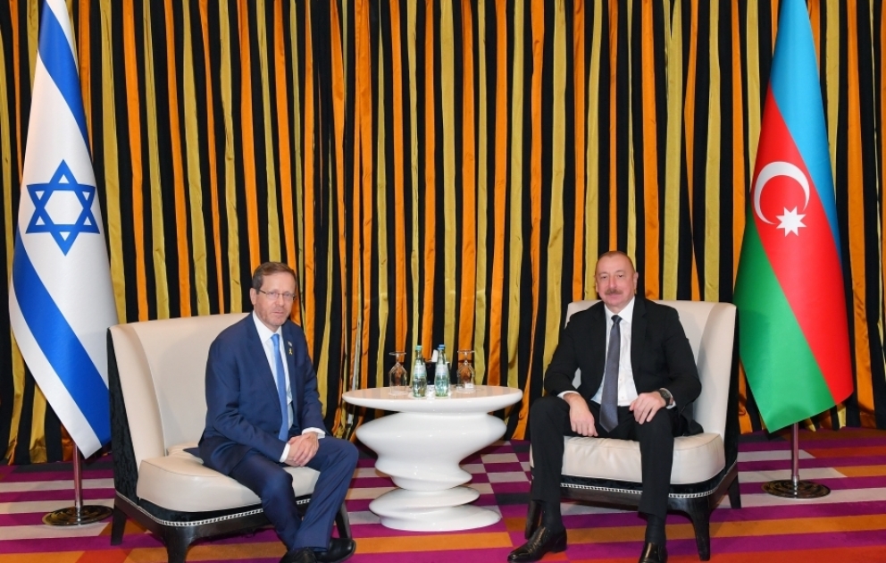 Präsident von Aserbaidschan Ilham Aliyev trifft in München mit seinem israelischen Kollegen Isaac Herzog AKTUALISIERT VIDEO