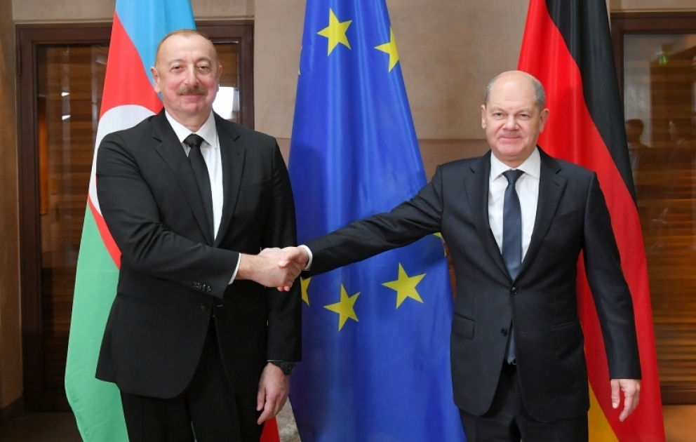 President of Azerbaijan Ilham Aliyev held meetings with Chancellor of Germany Olaf Scholz and Prime Minister of Armenia Nikol Pashinyan in Munich VIDEO