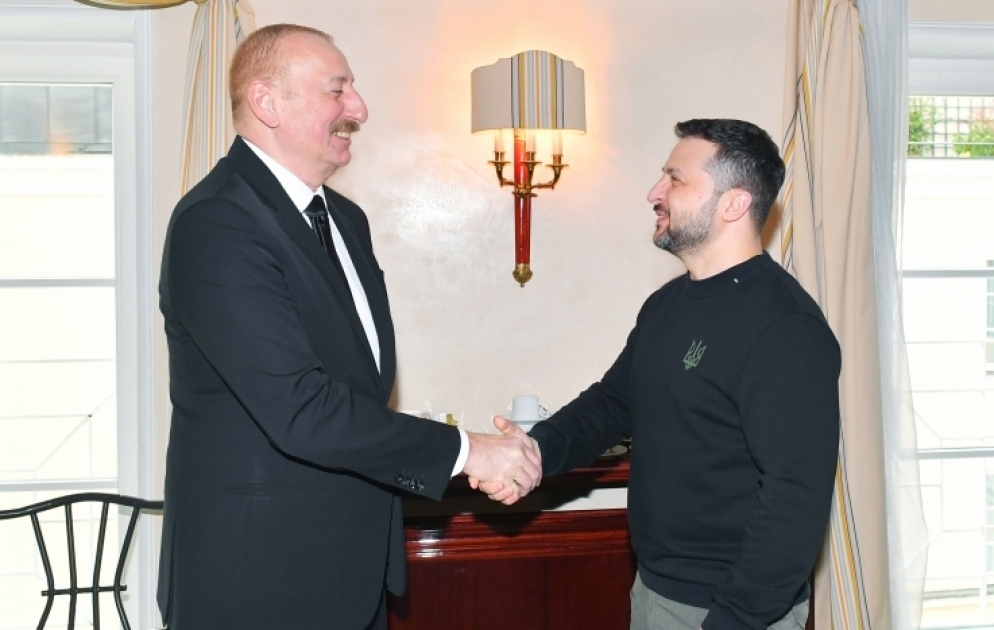 President of Azerbaijan Ilham Aliyev met with President of Ukraine in Munich VIDEO