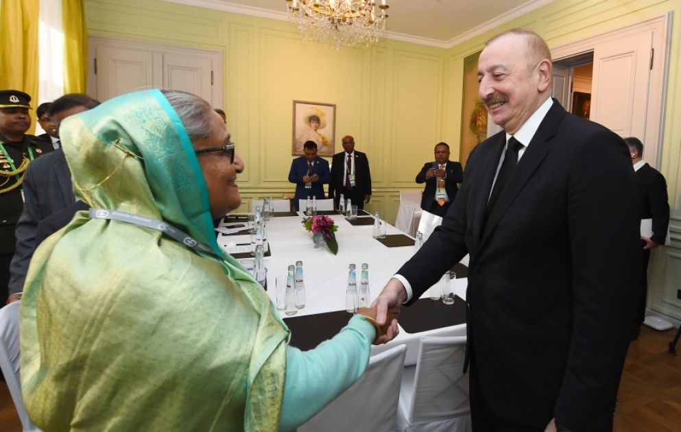 Präsident von Aserbaidschan trifft in München Bangladeschs Premierministerin Sheikh Hasina  AKTUALISIERT VIDEO