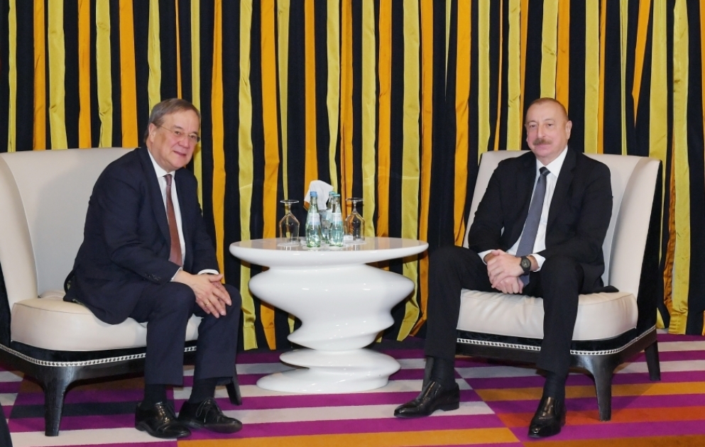 President of Azerbaijan Ilham Aliyev met with member of Bundestag Armin Laschet VIDEO