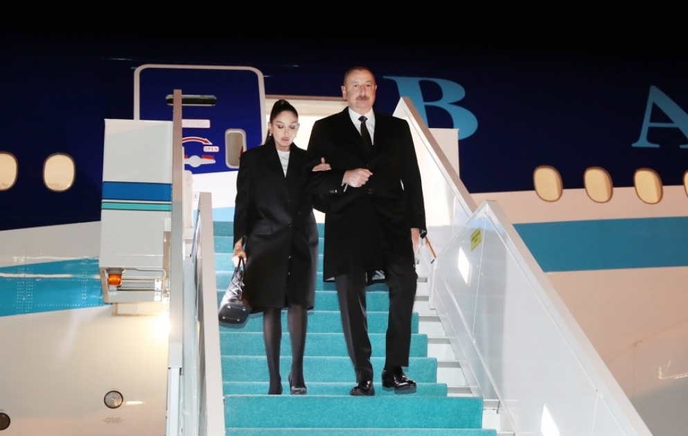 Azərbaycan Prezidenti İlham Əliyev Türkiyəyə rəsmi səfərə gəlib  VİDEO