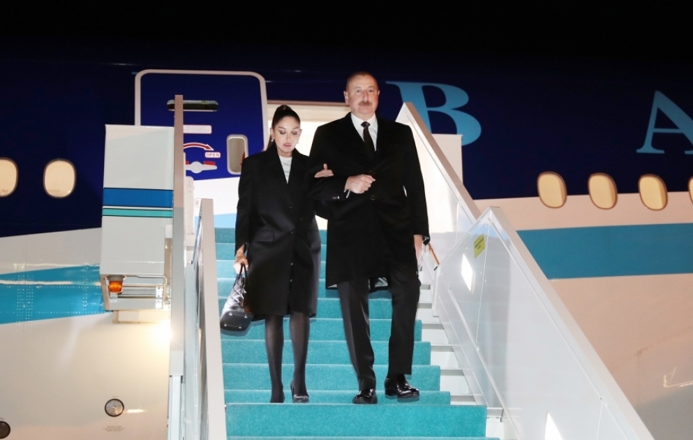 President of Azerbaijan Ilham Aliyev embarked on official visit to Türkiye VIDEO