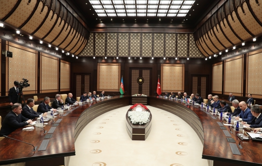 President of Azerbaijan Ilham Aliyev and President of Türkiye Recep Tayyip Erdogan held expanded meeting VIDEO