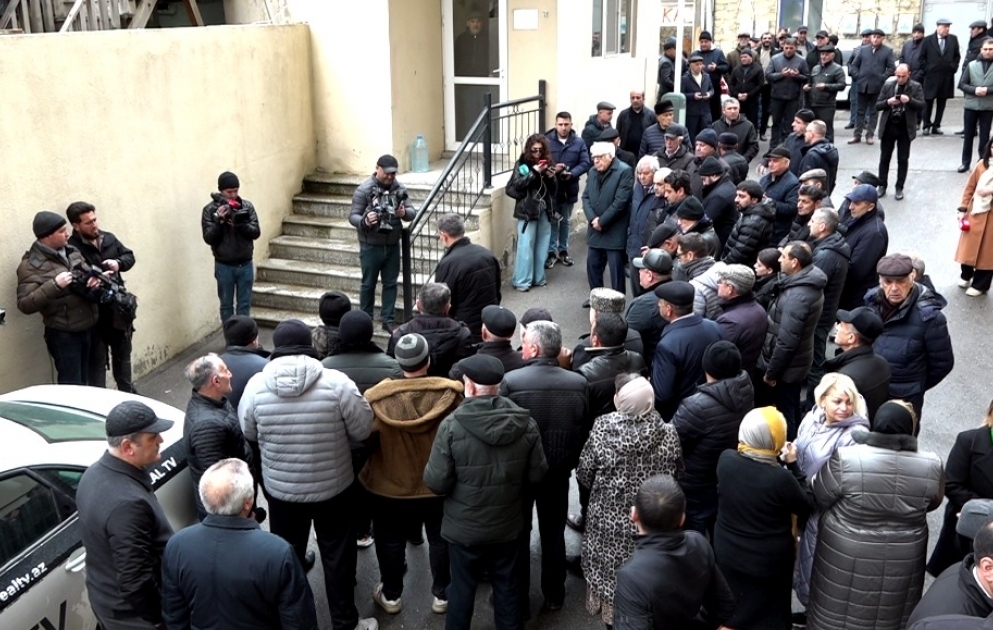 Xalq yazıçısı Mövlud Süleymanlı ilə vida mərasimi keçirilib VİDEO