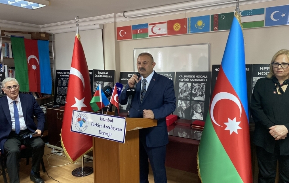 Xocalı soyqırımının qurbanları İstanbulda yad edilib VİDEO