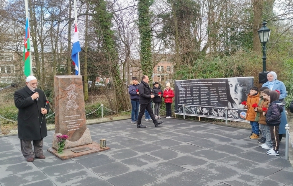 В Гааге прошла памятная церемония, посвященная Ходжалинскому геноциду ВИДЕО