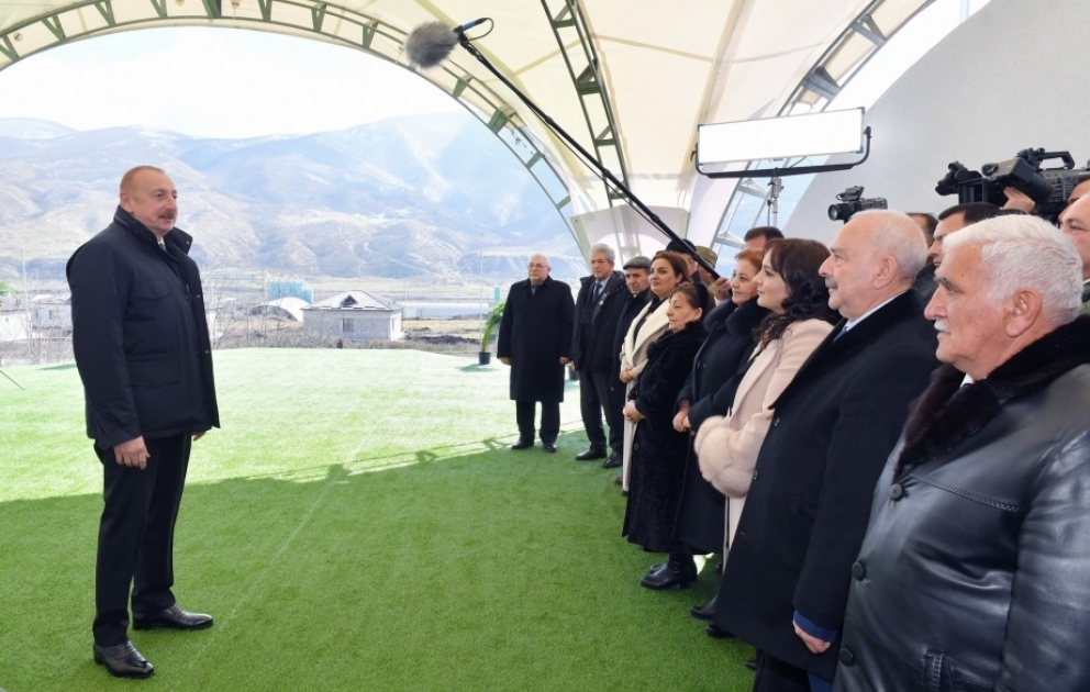 Azərbaycan Prezidenti: Günahsız Xocalı qurbanlarının qisasını döyüş meydanında aldıq VİDEO