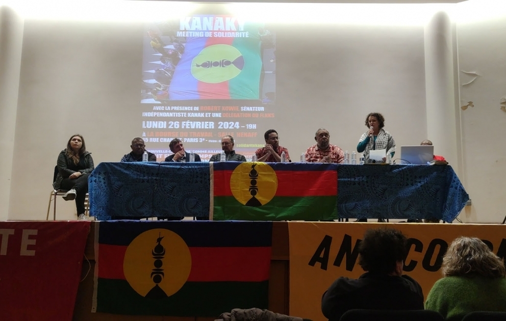 Des représentants de la Kanaky se réunissent à Paris pour réclamer leur indépendance VIDEO