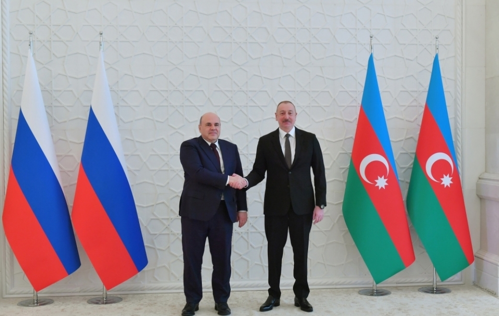 President of Azerbaijan Ilham Aliyev held meeting with Prime Minister of Russia VIDEO