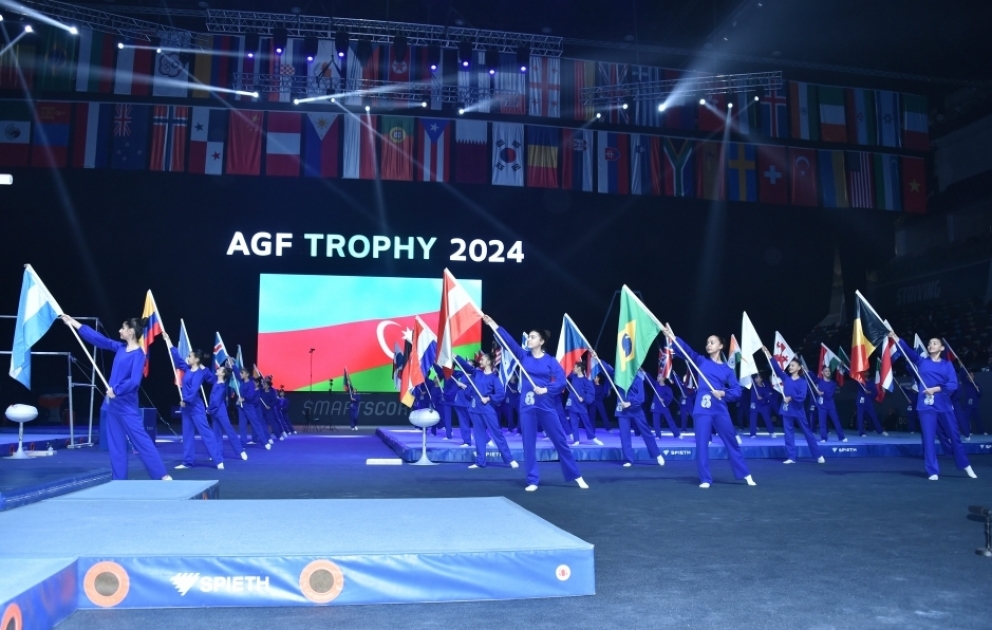 В Баку прошла церемония открытия Кубка мира по спортивной гимнастике ВИДЕО