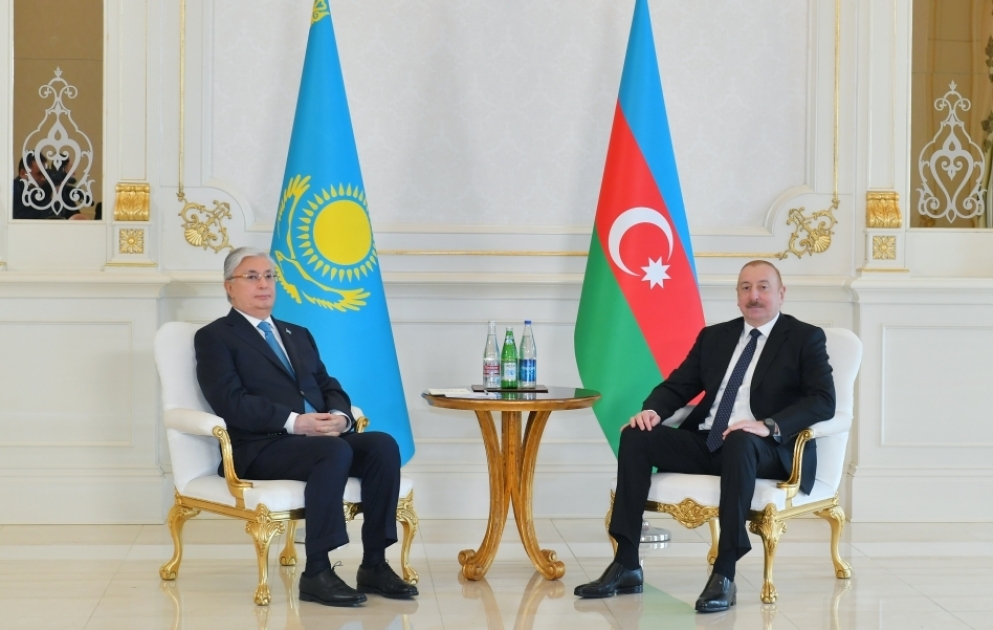 Les présidents azerbaïdjanais et kazakh se rencontrent dans un format restreint MIS A JOUR VIDEO