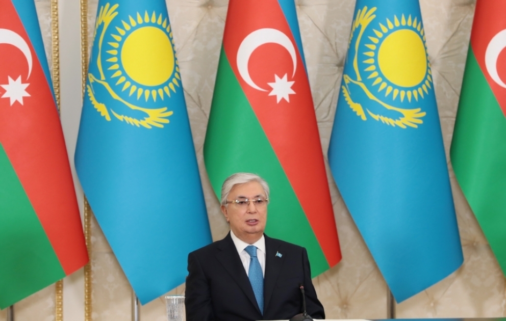 Kasım-Jomart Tokayev: Qazaxıstan xalqı Azərbaycanın tarixi qələbəsi ilə bağlı böyük sevinc hissi keçirib VİDEO