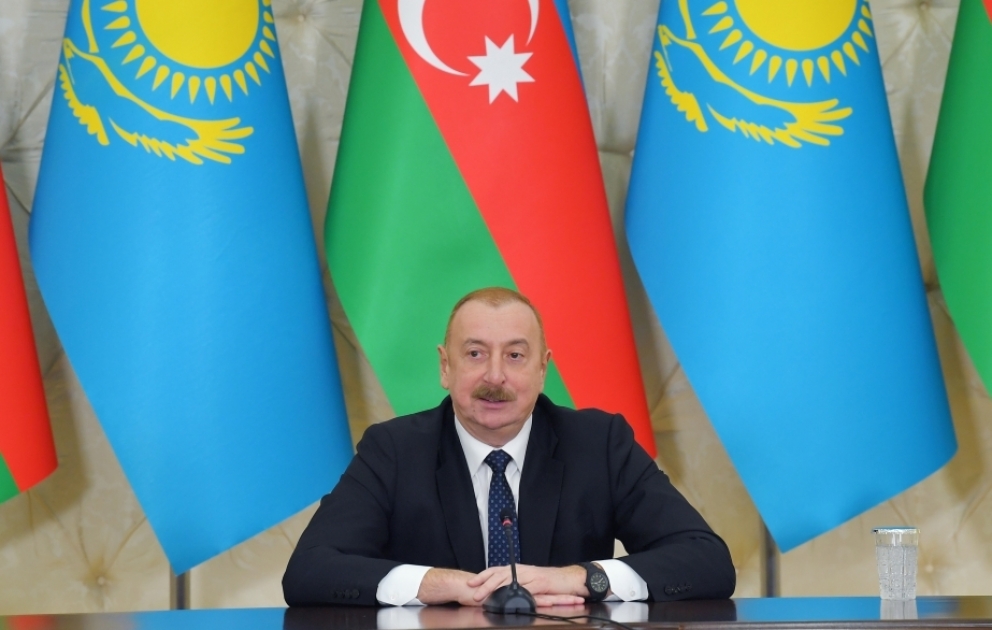 Президент Ильхам Алиев проинформировал казахстанского коллегу о переговорном процессе между Азербайджаном и Арменией ВИДЕО
